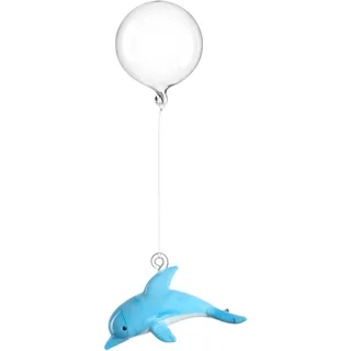 LEONARDO Delfin MARE 7,5 cm blau, 059061, Glas, 7.5 Centimeters cm