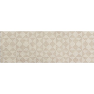 Primaflor Primaflor-Ideen in Textil Vinyl-Läufer »Küchenläufer NIZZA«, rechteckig, 2,5 mm Höhe, Läufer aus Vinyl, abwischbar, modernes geometrisches Design, Küche beige