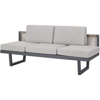 Diamond Garden New Calais Dining Lounge Aluminium/Rope inkl. Sitz- und Rückenkissen