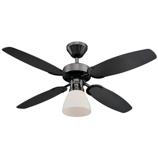 Capitol 105 cm Deckenventilator grafit/schwarz mit Licht