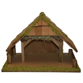 Alfred Kolbe Krippe »Krippenstall« für 12 cm Figuren, braun