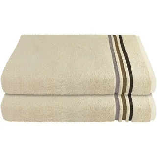 Skyline Color Duschtuch 2 x 70 x 140 cm beige