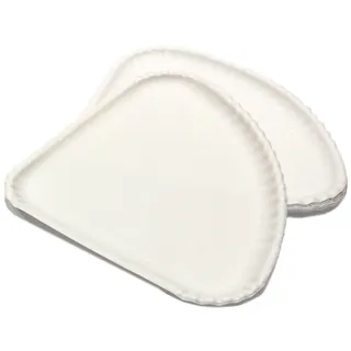 Teller Eckig Pizza 1/4 30X21 Cm Weiss Karton - 100 Un.