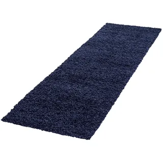 Ayyildiz Teppiche Hochflor-Teppich »Life Shaggy 1500«, rechteckig, 30 mm Höhe, Langflor, uni, große Farbauswahl, robust, auch als Läufer und in rund, blau