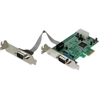 Startech StarTech.com 2 Port Seriell RS232 PCI Express Serial Card Kontrollerkarte