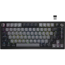 Corsair K65 PLUS WIRELESS 75% RGB Hot-Swappable Mechanische Gaming-Tastatur - Vorgeschmierte MLX Red Linear Switches - Doppelschicht Geräuschdämpfung - PBT Tastenkappen - QWERTY NA - Schwarz