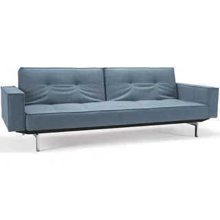 Innovation Living Schlafsofa Baumwolle 2-Sitzer Blau