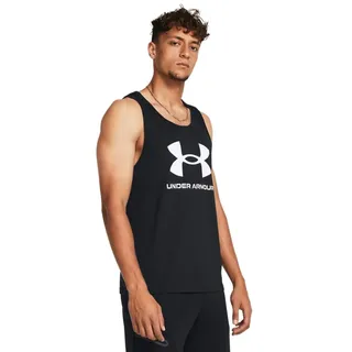 Under Armour Sportstyle Tanktop Herren 001 black/white M