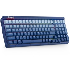 Redragon K656 PRO 3-Mode Kabellose RGB Gaming Tastatur, 100 Tasten Mechanische Tastatur mit transluzentem Board, Hot-Swappable Sockel, schallabsorbierendem Schaumstoff & Custom Tactile Schalter