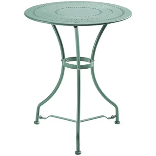 Butlers Gartentisch Century , Grün , Metall , 58x71x58 cm , Gartenmöbel, Gartentische