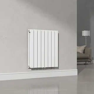 Flachheizkörper 'Nore' Weiß 60x60cm Doppellagig 809W - Weiß