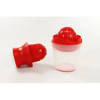 TUPPERWARE Küchenhelfer 500 ml rot Zitronenpresse Presse Fruchtpresse Backen P 27182