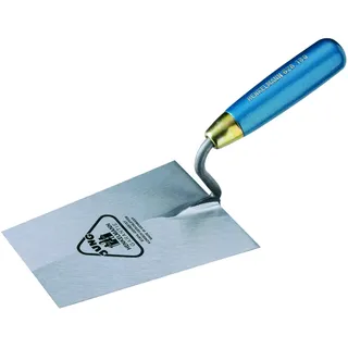 Jung-Henkelmann jung_henkelmann Henkelmann Tiroler Maurerkelle (mit S-Hals, Carbonstahl, Länge 180 mm, Feinschliff) 62618000, WJU626180