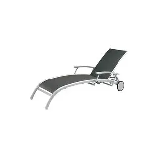 BEST Sonnenliege Palermo grau Aluminium
