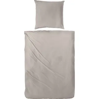 Primera Uni Baumwolle Unifarben Beige 155 x 220 cm + 2 x 80 x 80 cm