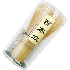 Ulablde Bambus-Teebesen, Chasen, für Matchapulver, für die japanische Teezeremonie, erhältlich mit 60-70/70-75/75-80 Besenborsten, Bambus, 75-80 prongs