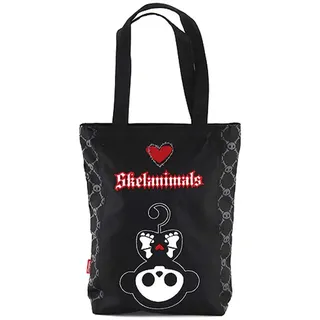 Target Shopping Bag Skelanimals Strandtasche, 35 cm, Schwarz (Nero)