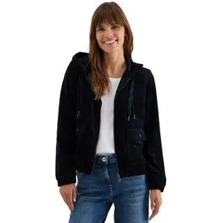 CECIL Cordjacke mit Kapuze urban dark blue XXL