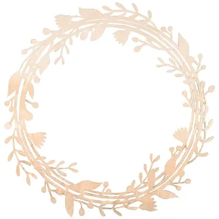 Rayher Holz-Kranz, Rankenkranz, 31 cm ø, zum Hängen, Holz, FSC zertifiziert, natur, Holz-Dekoration Hochzeit, Holzkranz zum Basteln und Bemalen, 62936505
