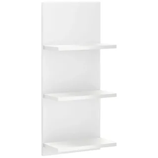 WELLTIME Wandregal Palermo 30,3 x 17,4 x 70,2 cm Weiß