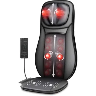 SNAILAX Massagesitzauflage mit Wärmefunktion