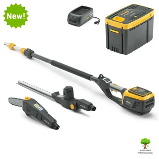 Stiga MT 500e - Multitool - Heckenschere und Kettensäge mit Verlängerungsschaft - SOLO - ohne Akku und Ladegerät