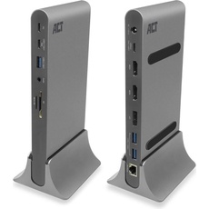 Bild AC7047 laptop-dockingstation & portreplikator Kabelgebunden USB 3.2 Gen 1 (3.1 Gen 1) Type-C Grau