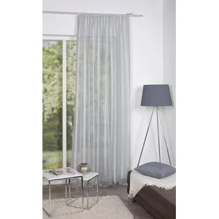 HOME WOHNIDEEN »EIKE« Multifunktionsband 1, Stk. tlg. HxB: 245x140, KOMBIBANDSCHAL Längsstreifen, grau, 245 x 140 cm