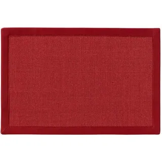 benuta Nest Fussmatte Sana Rot 60x90 cm , Textil , Beton Optik , Rechteckig , 60x90 cm , für Fußbodenheizung geeignet , Teppiche und Böden, Schmutzfangmatten, Fußmatten
