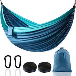 Hängematte XXL für 2 Personen 300 x 200 cm, Faltbar, Ultralight & Tragbar