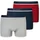3er Pack Blau Grau Rot XL
