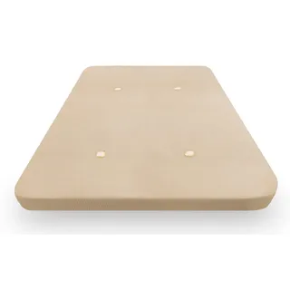 HOGAR24 ES Gepolsterter Boden | Hergestellt aus Querstangen und Transpirationsventilen | 3D-Gewebe in Beige | Beinset Nicht im Lieferumfang enthalten | Maße: 90 x 190 cm
