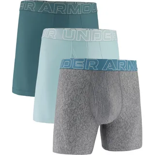 Under Armour TECH-SOLID Boxershorts Enamel Blue S 3er Pack