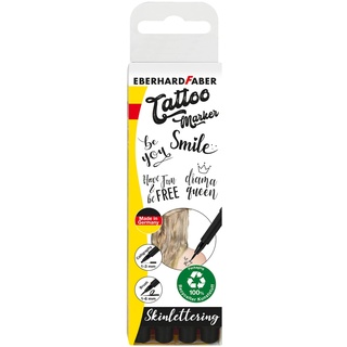 Eberhard Faber Tattoostifte Set Skinlettering 4er Set