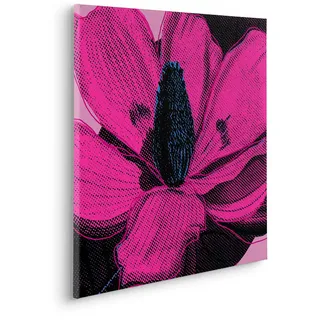 KOMAR Leinwandbild »Pink Fusion - Größe 60 x 60 cm« Natur 1 Stk. tlg. Keilrahmenbild mi Echtholzrahmen, pink