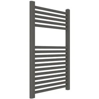 ERCOS Handtuchwärmer Badetuchwärmer Abmessungen 500x770 MM Heizkörper Quarz opak, 1/2" Anschlüsse Lieferung mit Montagesatz
