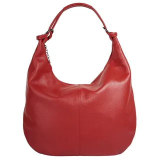 Cluty Shopper Leder Rot