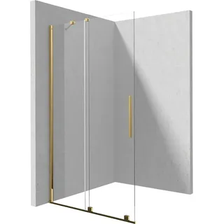 Deante Schiebewand Für Begehbare Dusche 120 Cm - Gold / Transparent - One Size