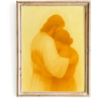 ESSEN Life | Ich bin immer bei dir | Christliche Wandkunst Jesus Wandkunst Christliches Jesus Poster Dekor Religiöses Heimdekor Perfektes religiöses Geschenk für Frauen (45,7 x 60,9 cm ungerahmt)