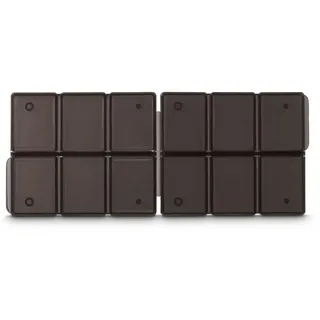 Hama Speicherkarten-Box für 12 SD-Karten, flach, Schwarz/Transparent