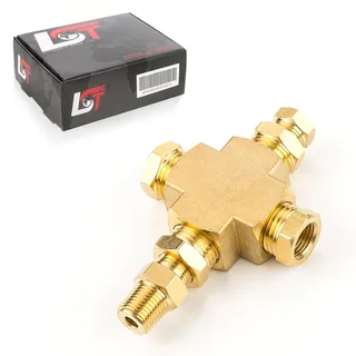 Adapter Verteiler Öldrucksensor Öltemperatur 1/8"-27NPT 1/4"-18NPT für FORD