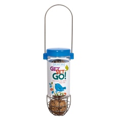 Jacobi Jayne® Get Set GoTM Futterspender zum Aufhängen für Wildvögel und Gartenvögel, leicht zu reinigen, perfekt für Talg und Meisenknödel