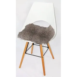 Heitmann-Felle Lamm Stuhlkissen 44 x 44 cm Grau