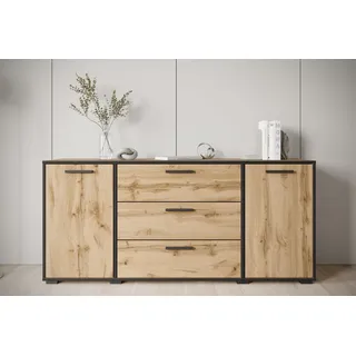 INOSIGN Sideboard »BOGOTA«, moderne Kommode, Schubladenschrank mit verstellbaren Einlegeböden