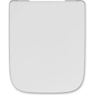 Hamberger Makira SoftClose WC-Sitz (WC-Sitz aus Duroplast, Eckig, Weiß) 531554 - Weiß