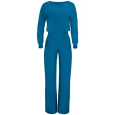 Bild Damen Functional Comfort Jumpsuit JS101LSC, Comfort Style, Fitness Freizeit Yoga Pilates, Teal-Green