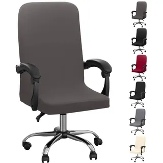 Dioxide Bürostuhl bezug Bürostuhlabdeckung (No Stuhl)(Dunkelgrau L)