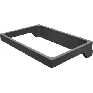 HAILO Halter 3603951 für Inneneimer 1129889 dunkelgrau 2,5 Liter 152 x 115 x 30 mm passend für EURO-Cargo von Leicht Küchen - Dunkelgrau