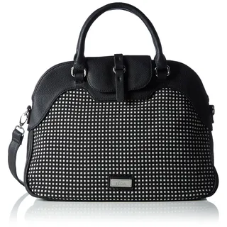 s.Oliver (Bags) 39.511.94.5336 39.511.94.5336 Damen Shopper 37x29x15 cm (B x H x T), Mehrfarbig (grey/black AOP 99A1)
