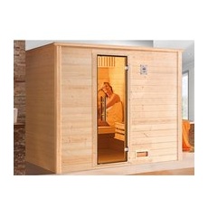 Weka Massivholz-Sauna 531 BioS Set Gr. 4 mit Glastür